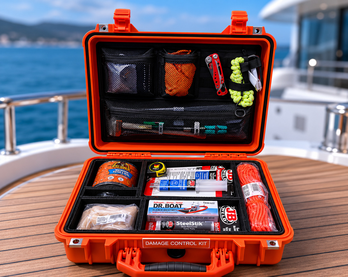 MMI-branded Peli Damage Control Kit case