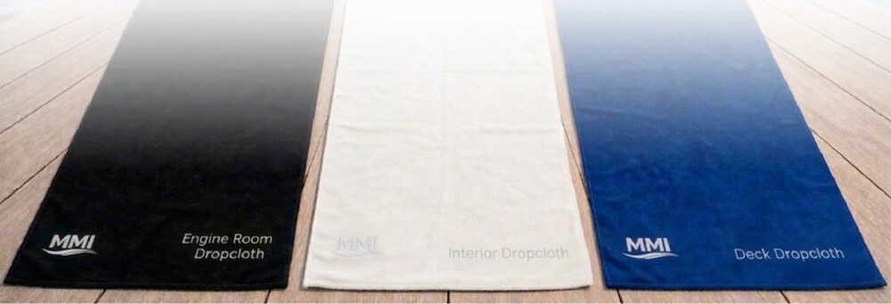 The MMI dropcloth range — Engine Room, Interior and Deck dropcloths