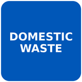 Domestic waste label