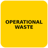 Operational waste label