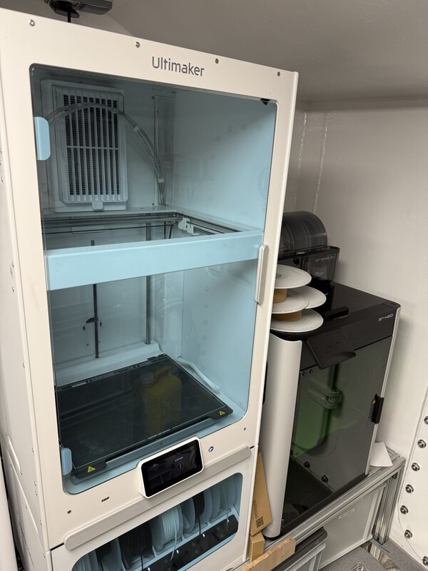 Ultimaker 3D printer installed on board